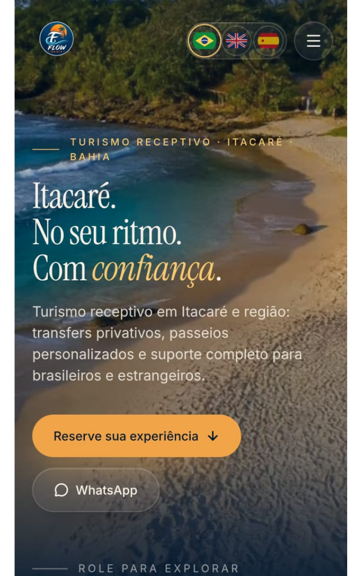 Bahia Flow mobile