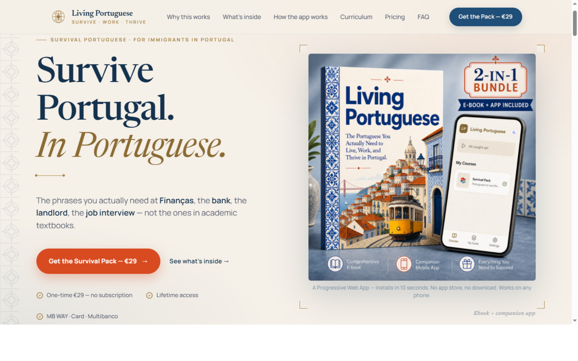 Living Portuguese desktop